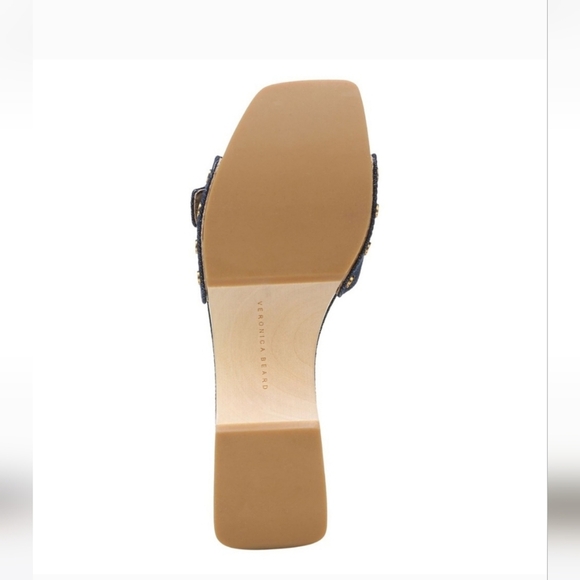 🌸 NEW Veronica Beard | Wood Sandals, size 9 - Picture 6 of 16